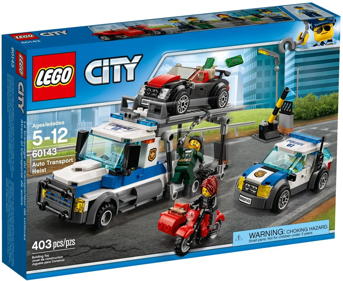 LEGO City 60143 Auto Transport Heist set, image 2