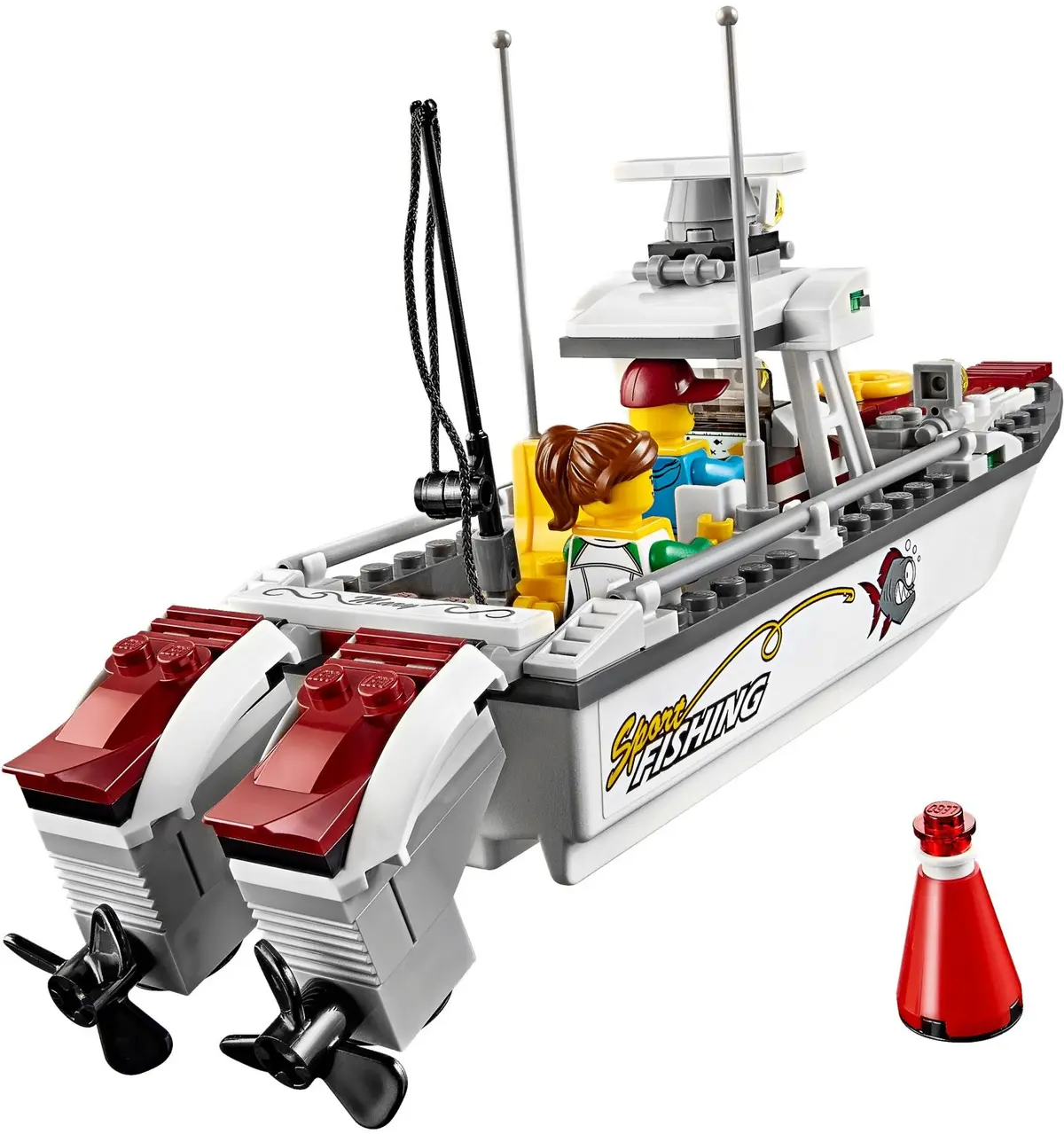 LEGO City 60147 Fishing Boat set, image 4