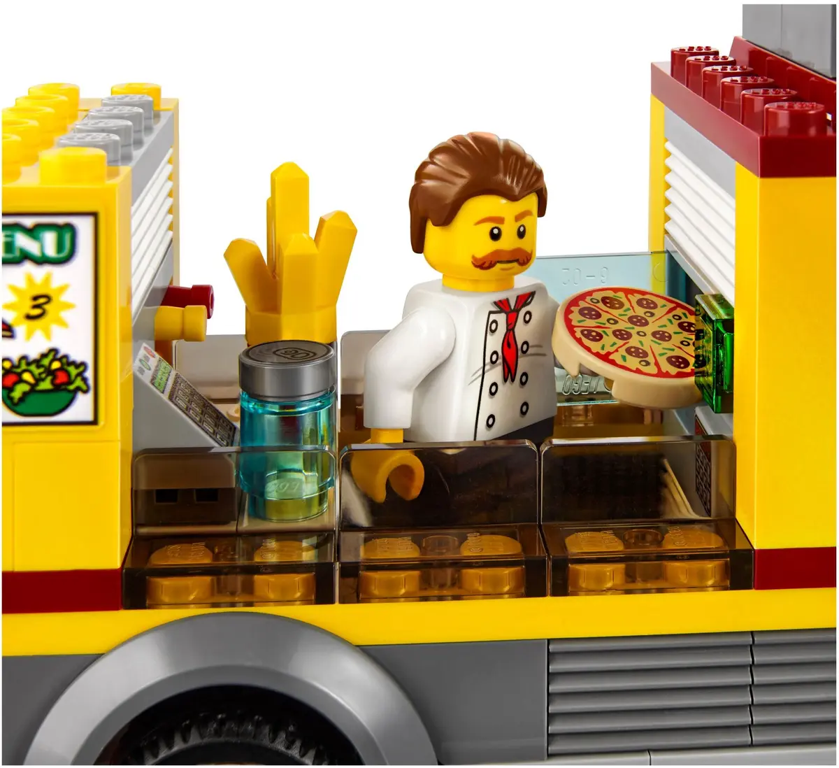 LEGO City 60150 Pizza Van set, image 5