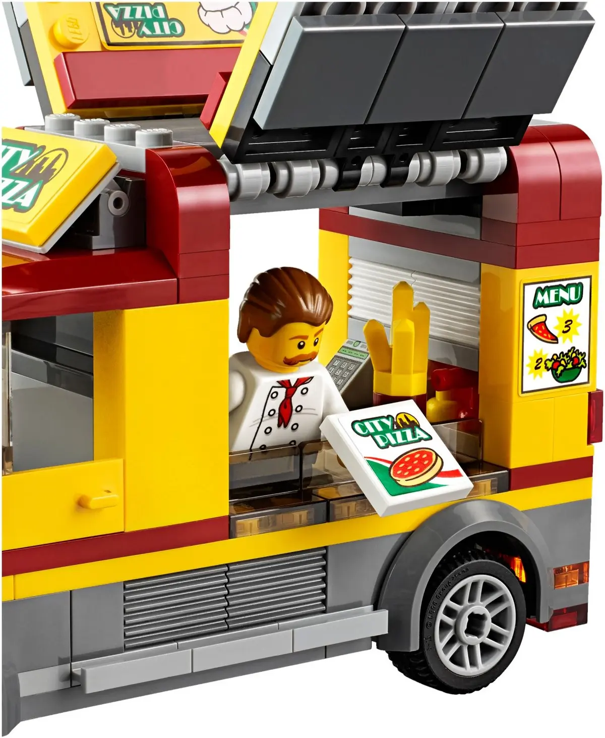 LEGO City 60150 Pizza Van set, image 4
