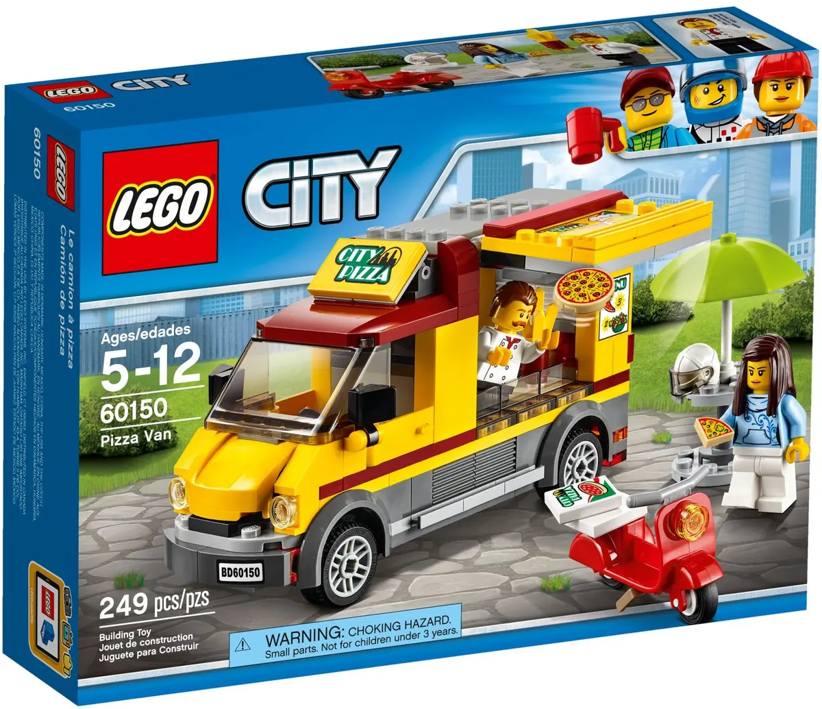 LEGO City 60150 Pizza Van set, image 2