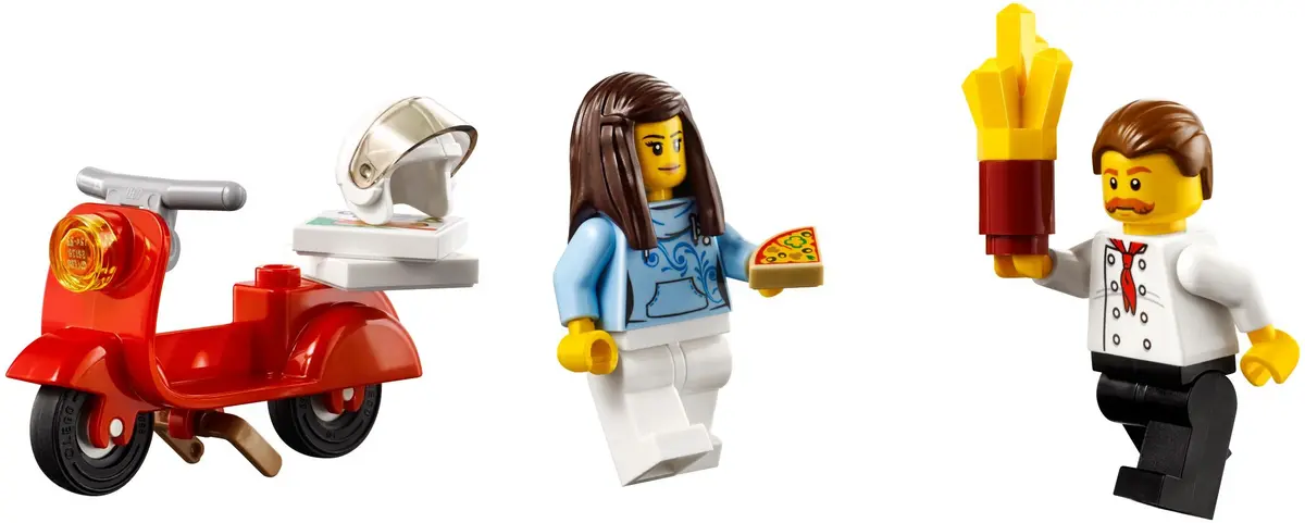 LEGO City 60150 Pizza Van set, image 9
