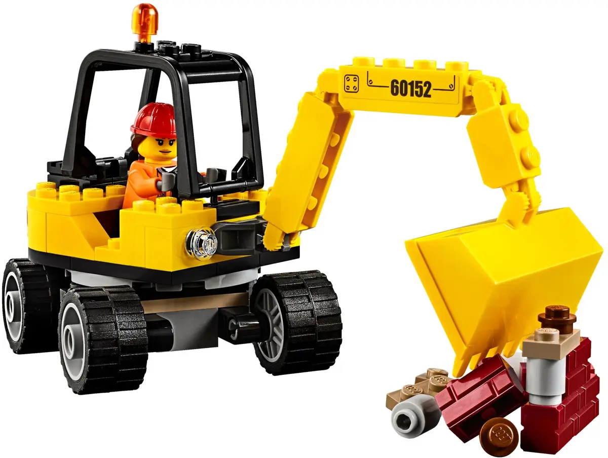 LEGO City 60152 Sweeper & Excavator set, image 6