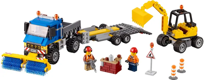 LEGO City 60152 Sweeper & Excavator set