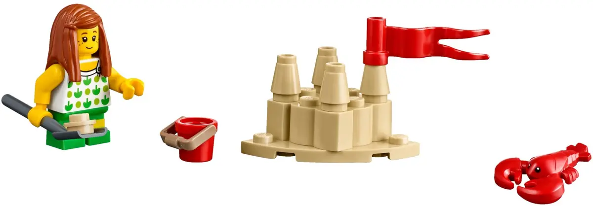 LEGO City 60153 People Pack - Fun at the Beach set, image 5