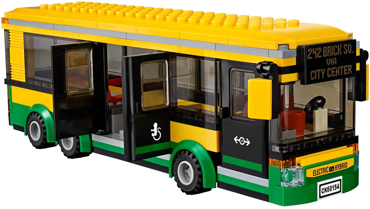 LEGO City 60154 Bus Station set, image 3