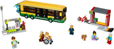 LEGO City 60154 Bus Station set