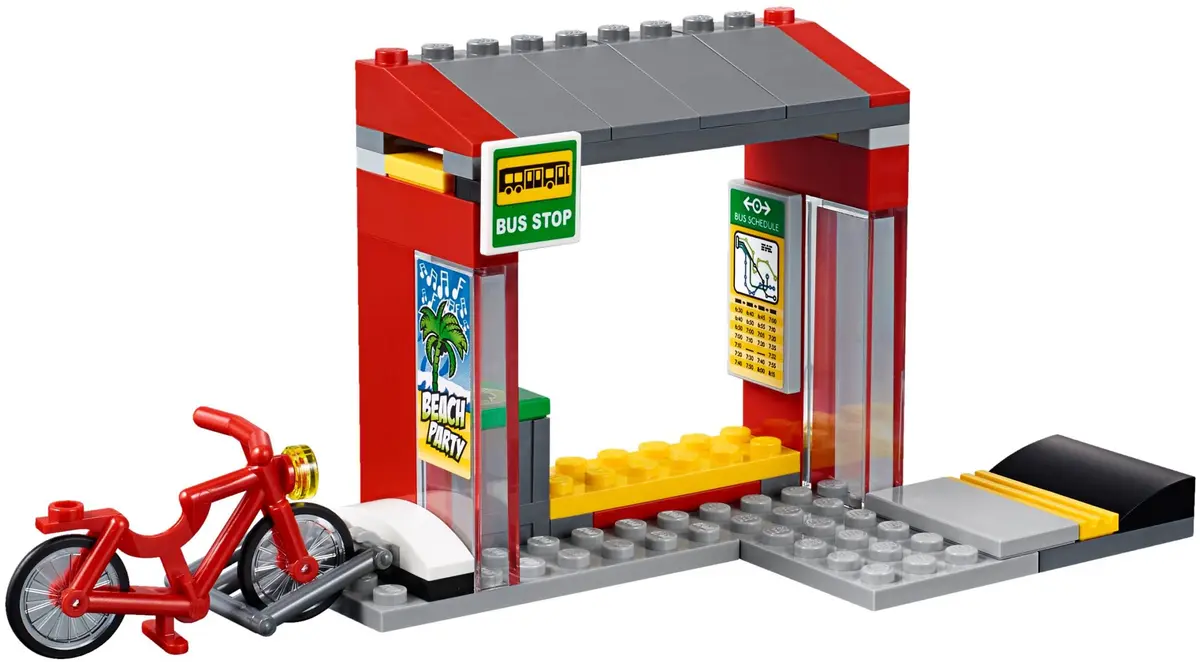 LEGO City 60154 Bus Station set, image 4