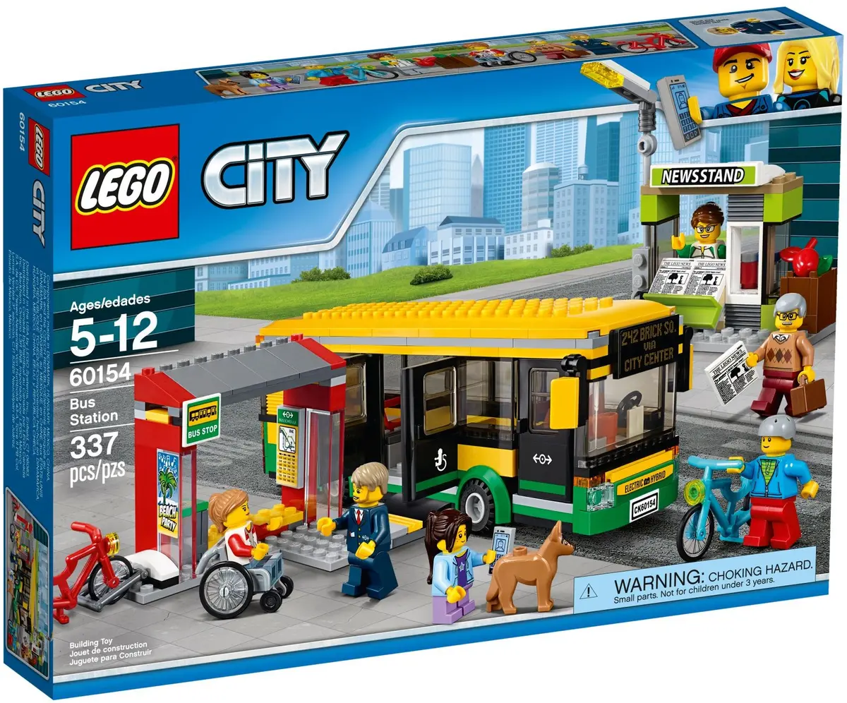 LEGO City 60154 Bus Station set, image 2