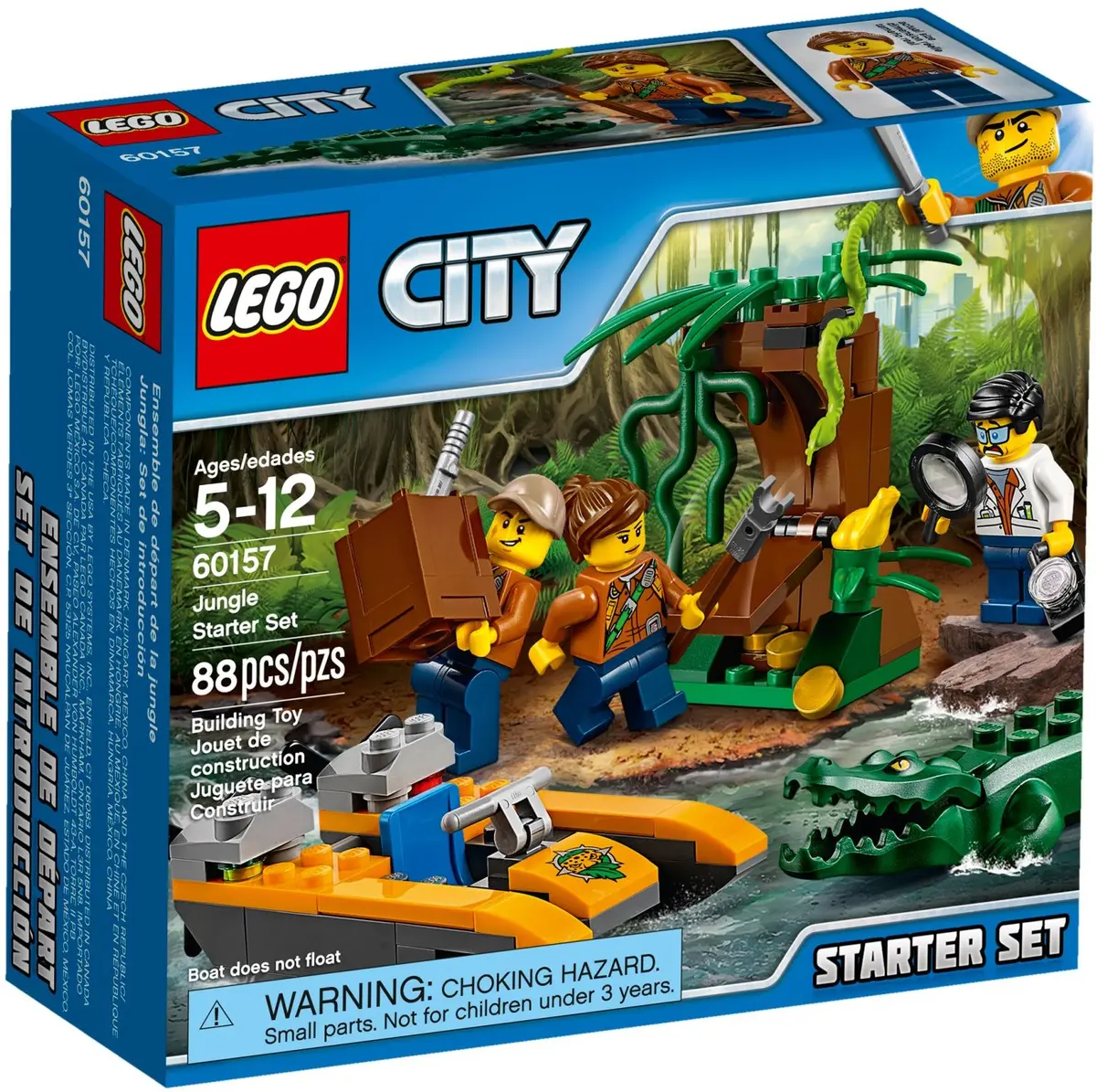 LEGO City 60157 Jungle Starter Set set, image 2