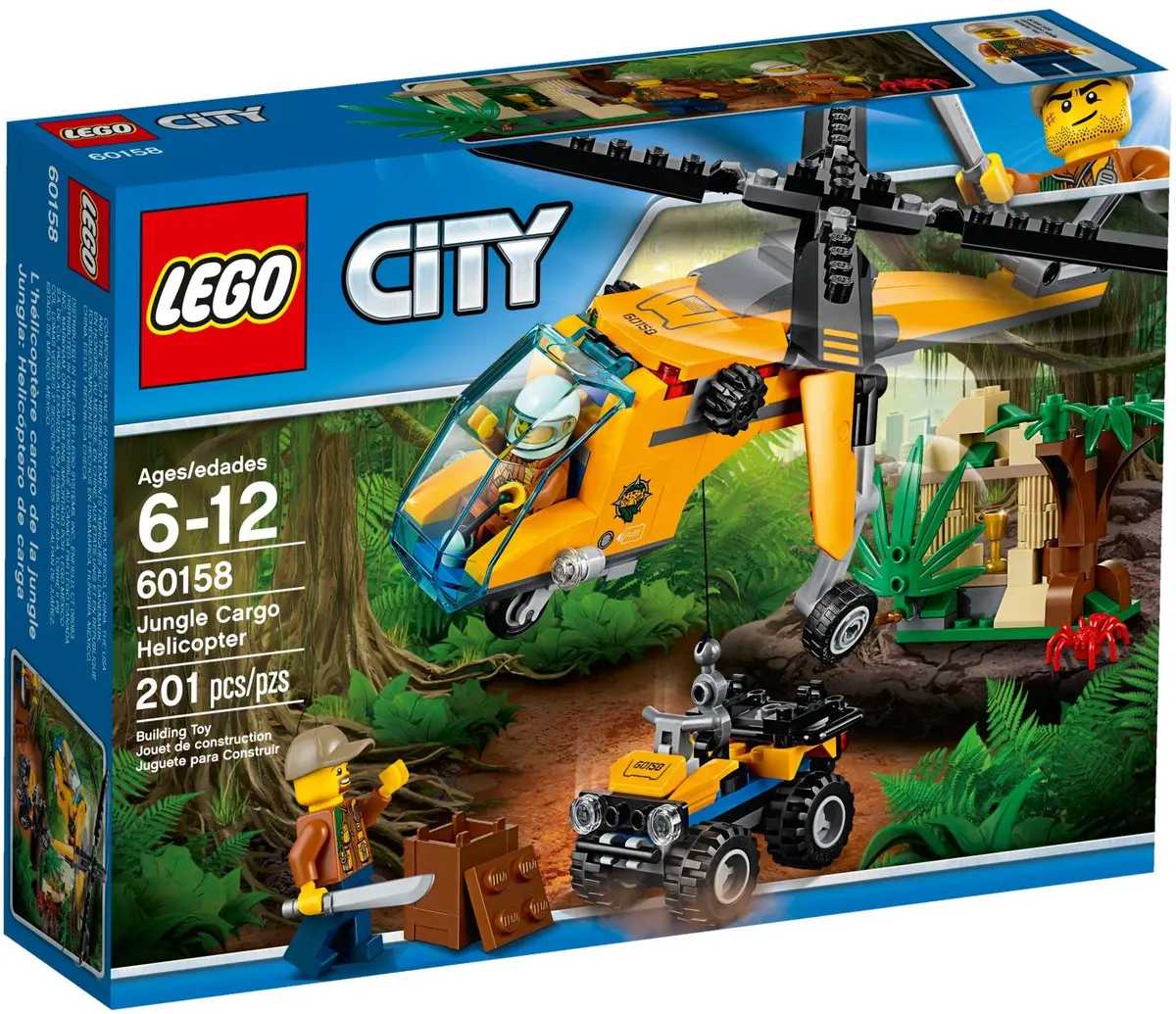 LEGO City 60158 Jungle Cargo Helicopter set, image 2