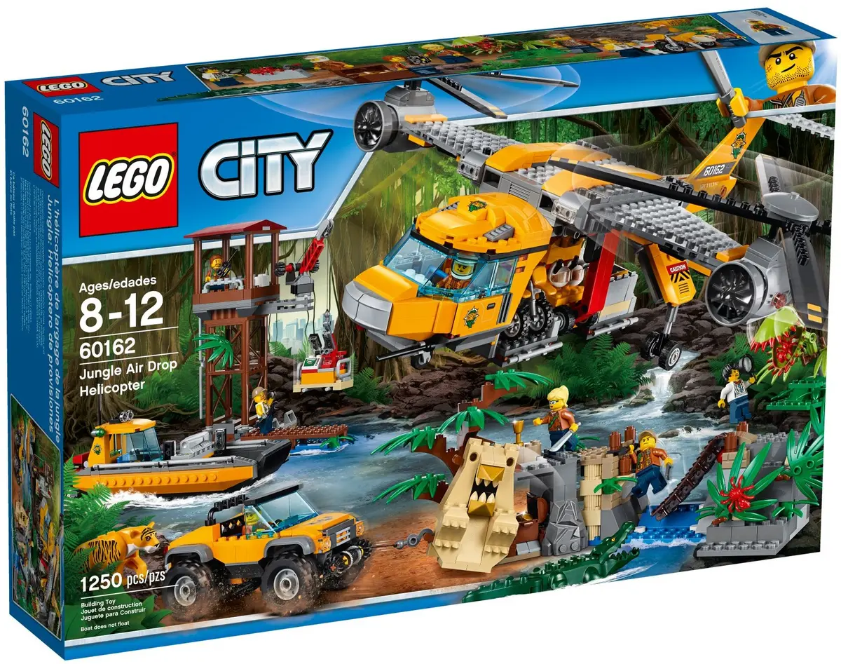 LEGO City 60162 Jungle Air Drop Helicopter set, image 2