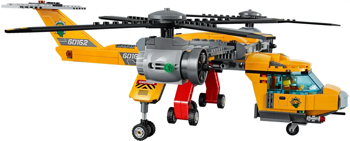 LEGO City 60162 Jungle Air Drop Helicopter set, image 6
