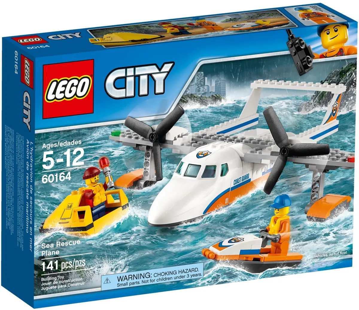 LEGO City 60164 Sea Rescue Plane set, image 2