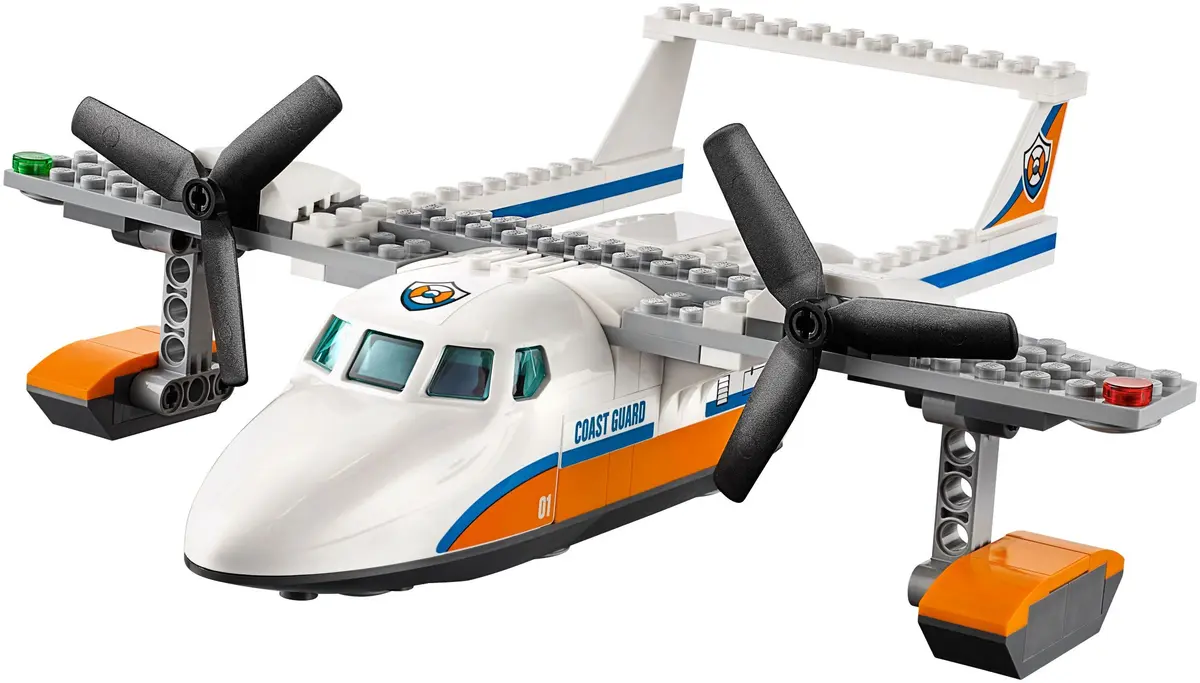 LEGO City 60164 Sea Rescue Plane set, image 3