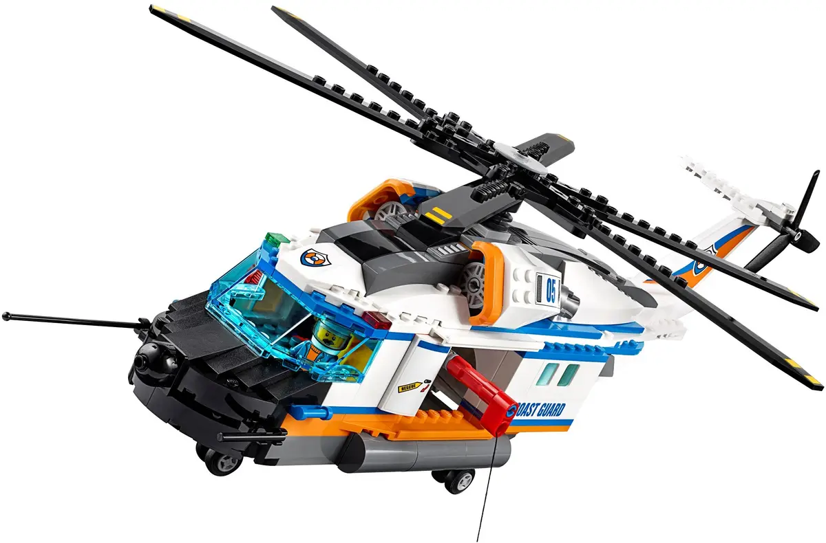 LEGO City 60166 Heavy-Duty Rescue Helicopter set, image 4