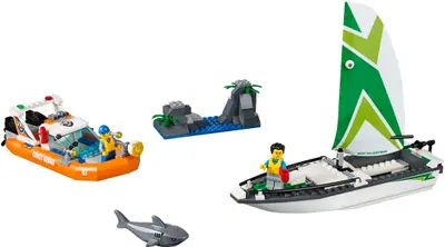 LEGO City 60168 Sailboat Rescue set