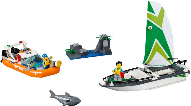 LEGO City 60168 Sailboat Rescue set