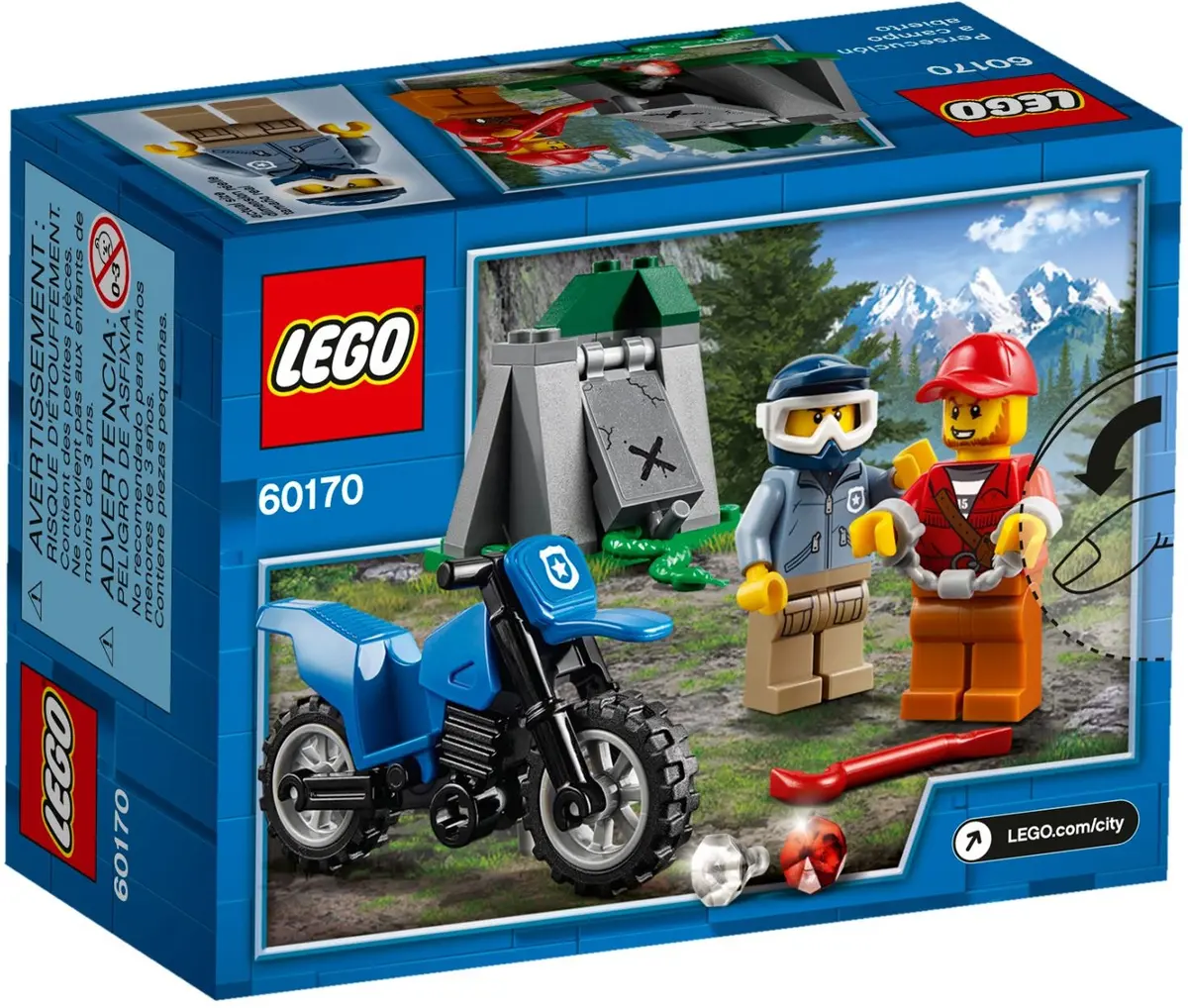 LEGO City 60170 Off-Road Chase set, image 3