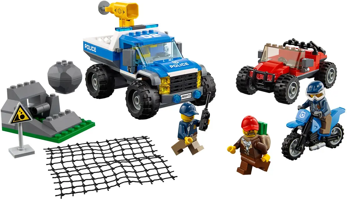 LEGO City 60172 Dirt Road Pursuit set