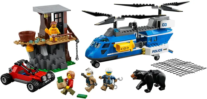 LEGO City 60173 Mountain Arrest set