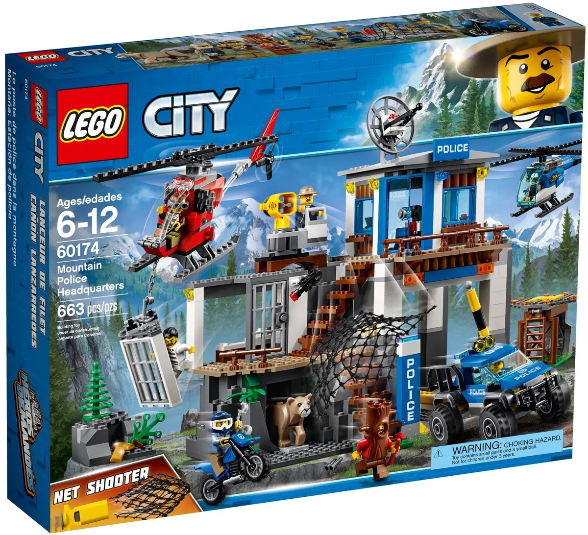 LEGO City 60174 Mountain Police Headquarters set, image 2