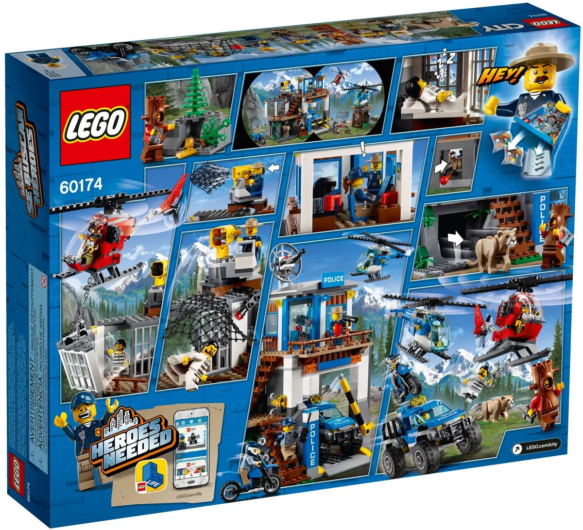LEGO City 60174 Mountain Police Headquarters set, image 9