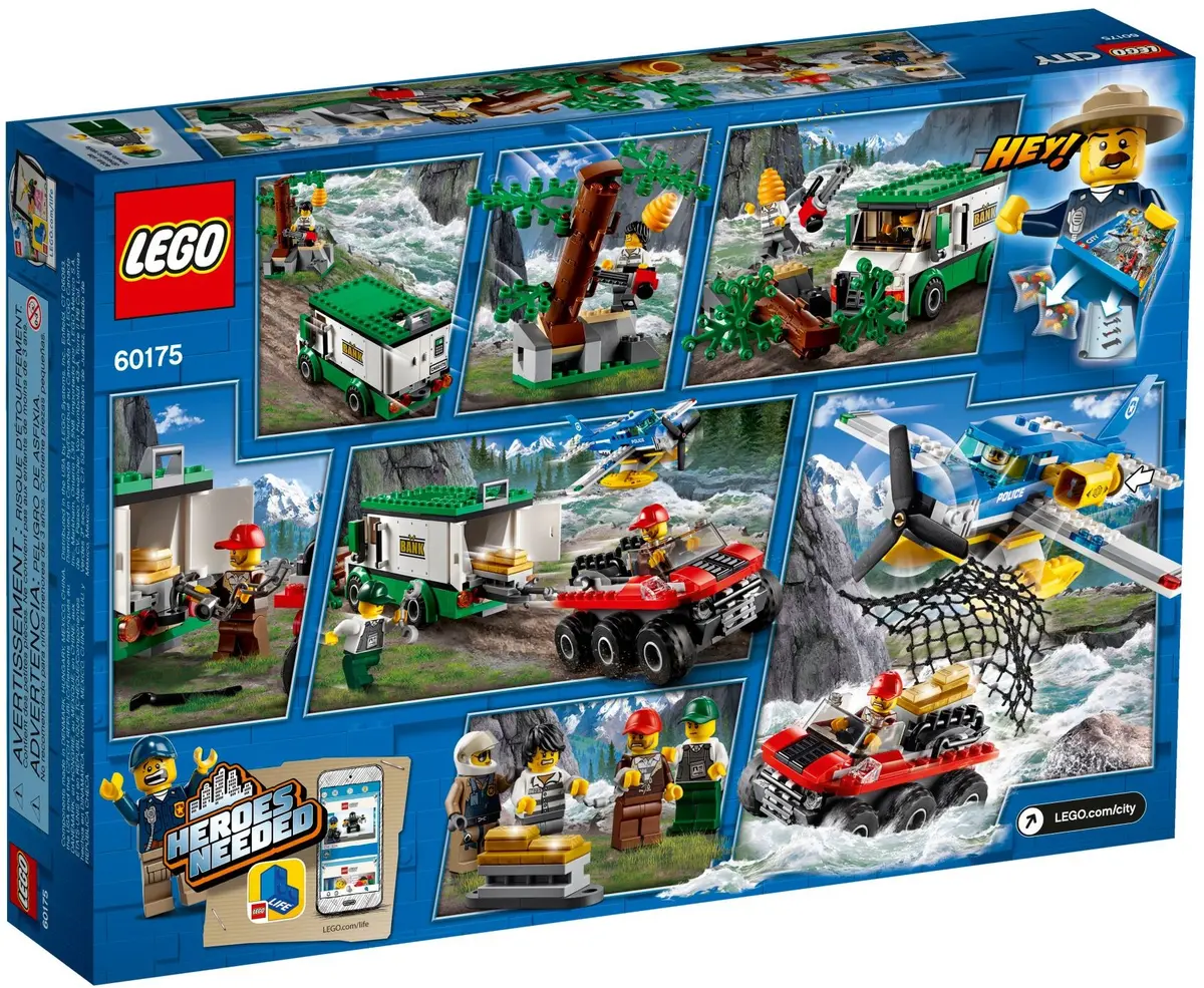 LEGO City 60175 Mountain River Heist set, image 5