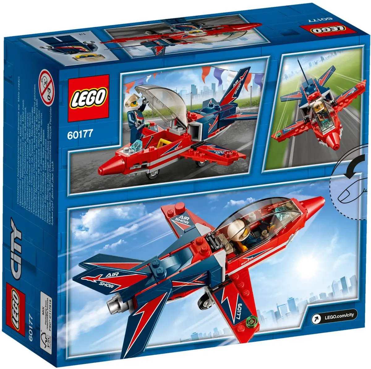 LEGO City 60177 Airshow Jet set, image 3