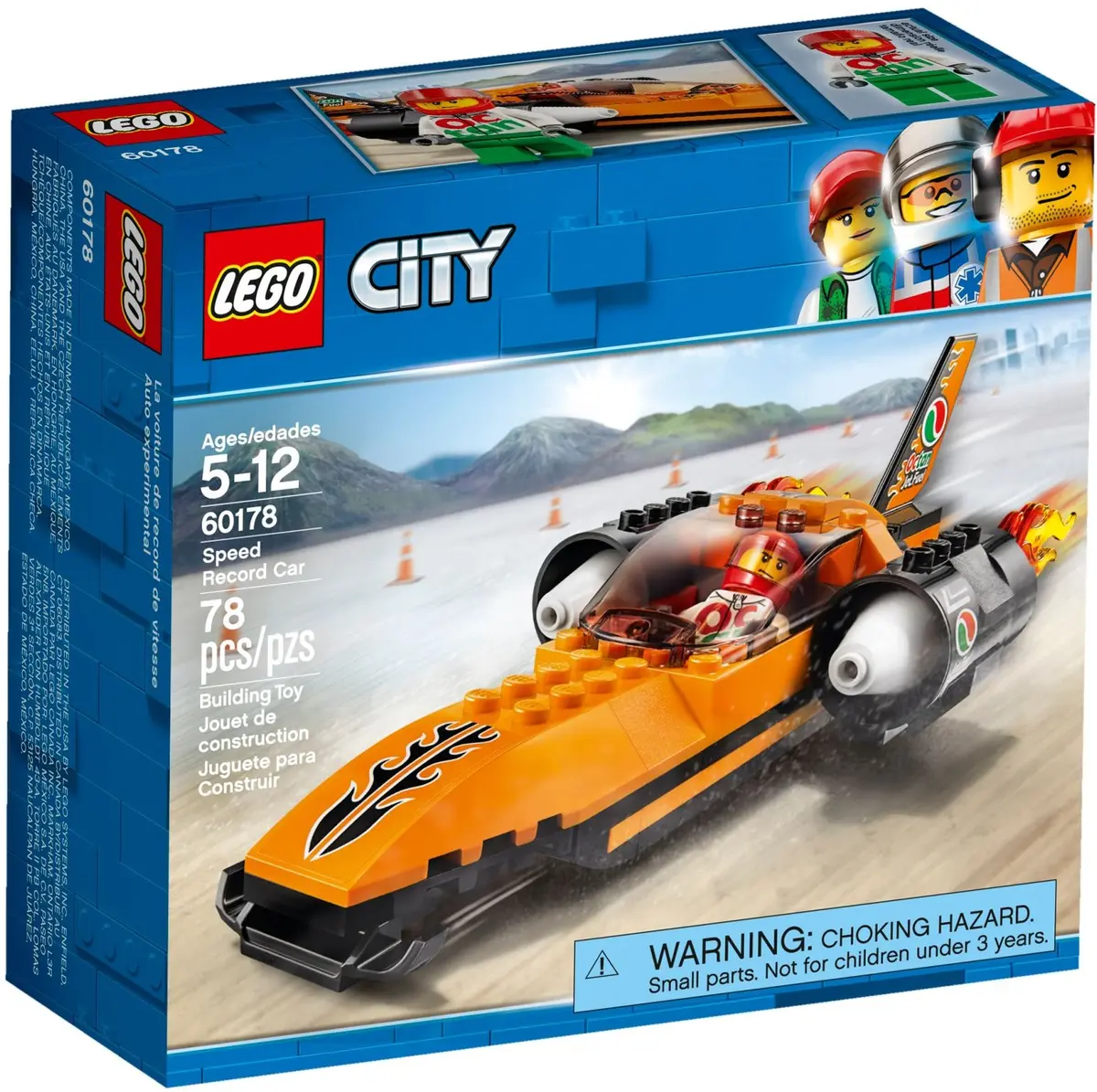 LEGO City 60178 Speed Record Car set, image 2