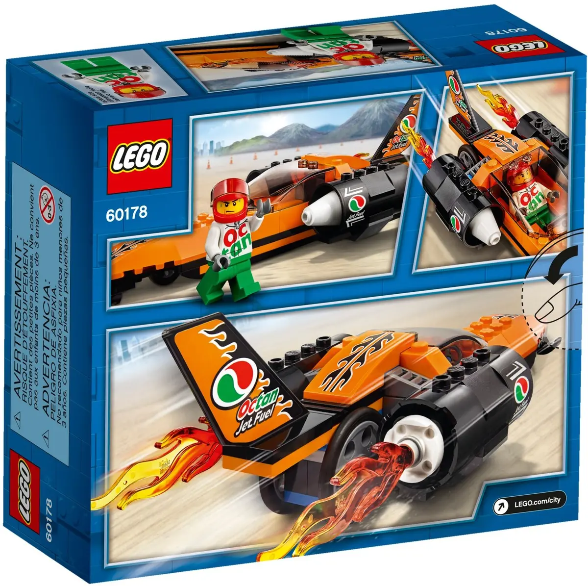 LEGO City 60178 Speed Record Car set, image 3