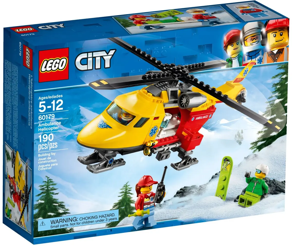 LEGO City 60179 Ambulance Helicopter set, image 2