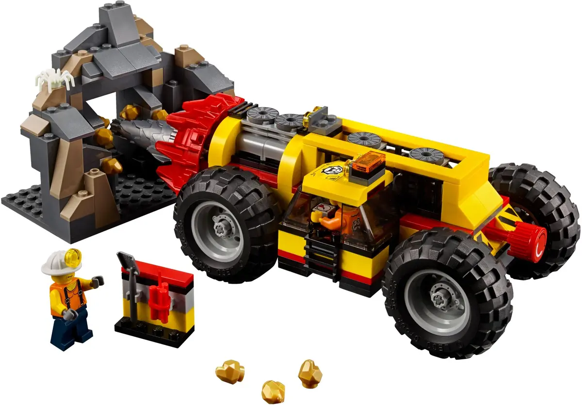 LEGO City 60186 Mining Heavy Driller set, image 8