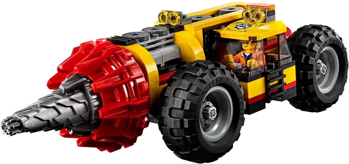 LEGO City 60186 Mining Heavy Driller set, image 7