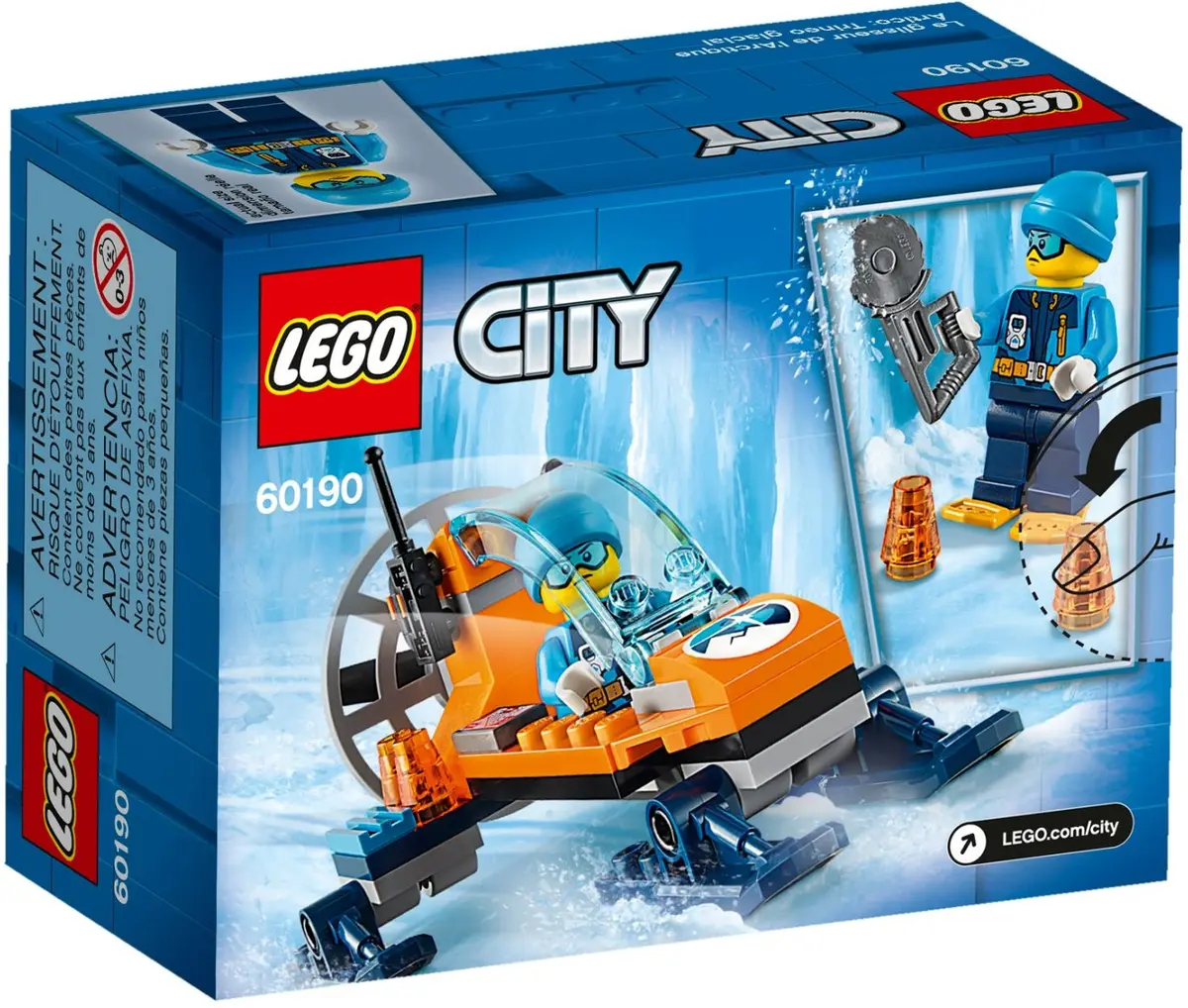 LEGO City 60190 Arctic Ice Glider set, image 3