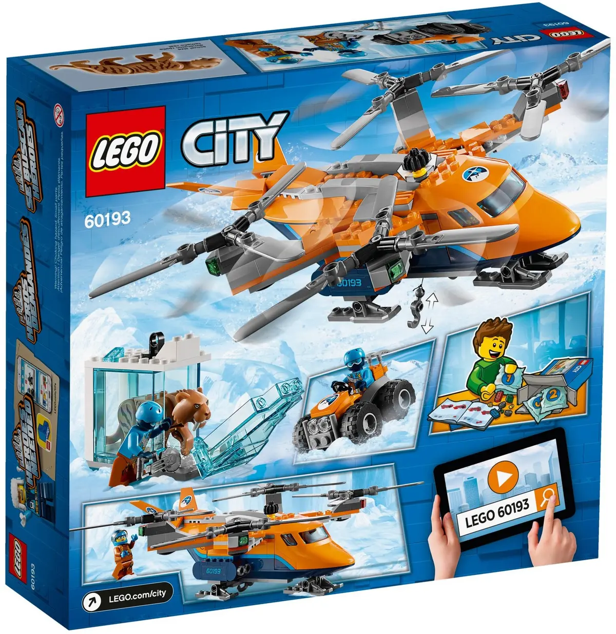 LEGO City 60193 Arctic Air Transport set, image 5