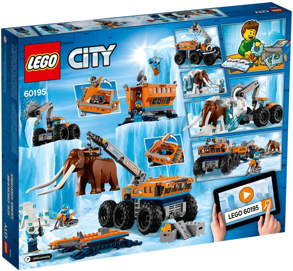 LEGO City 60195 Arctic Mobile Exploration Base set, image 5