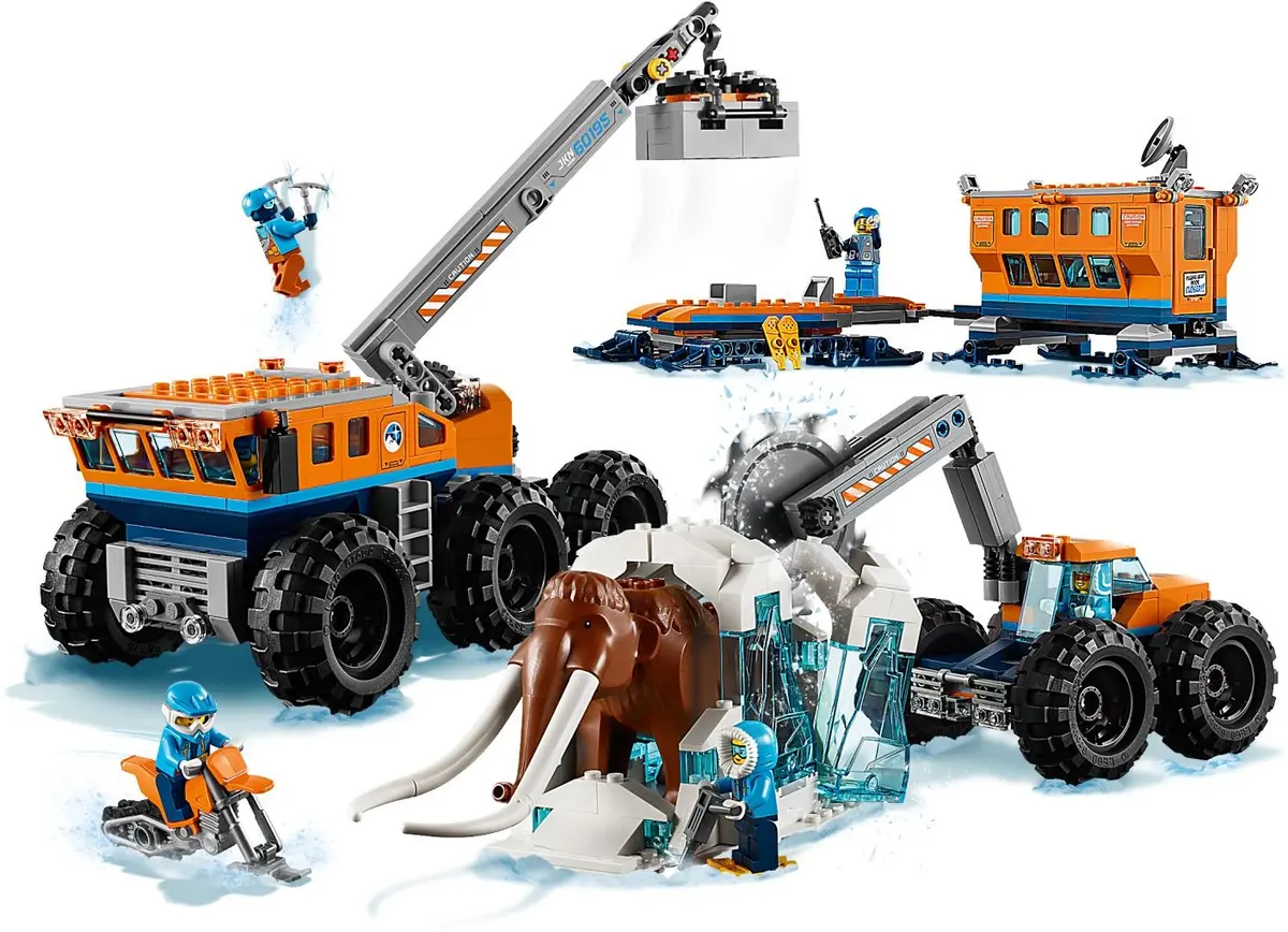 LEGO City 60195 Arctic Mobile Exploration Base set, image 3