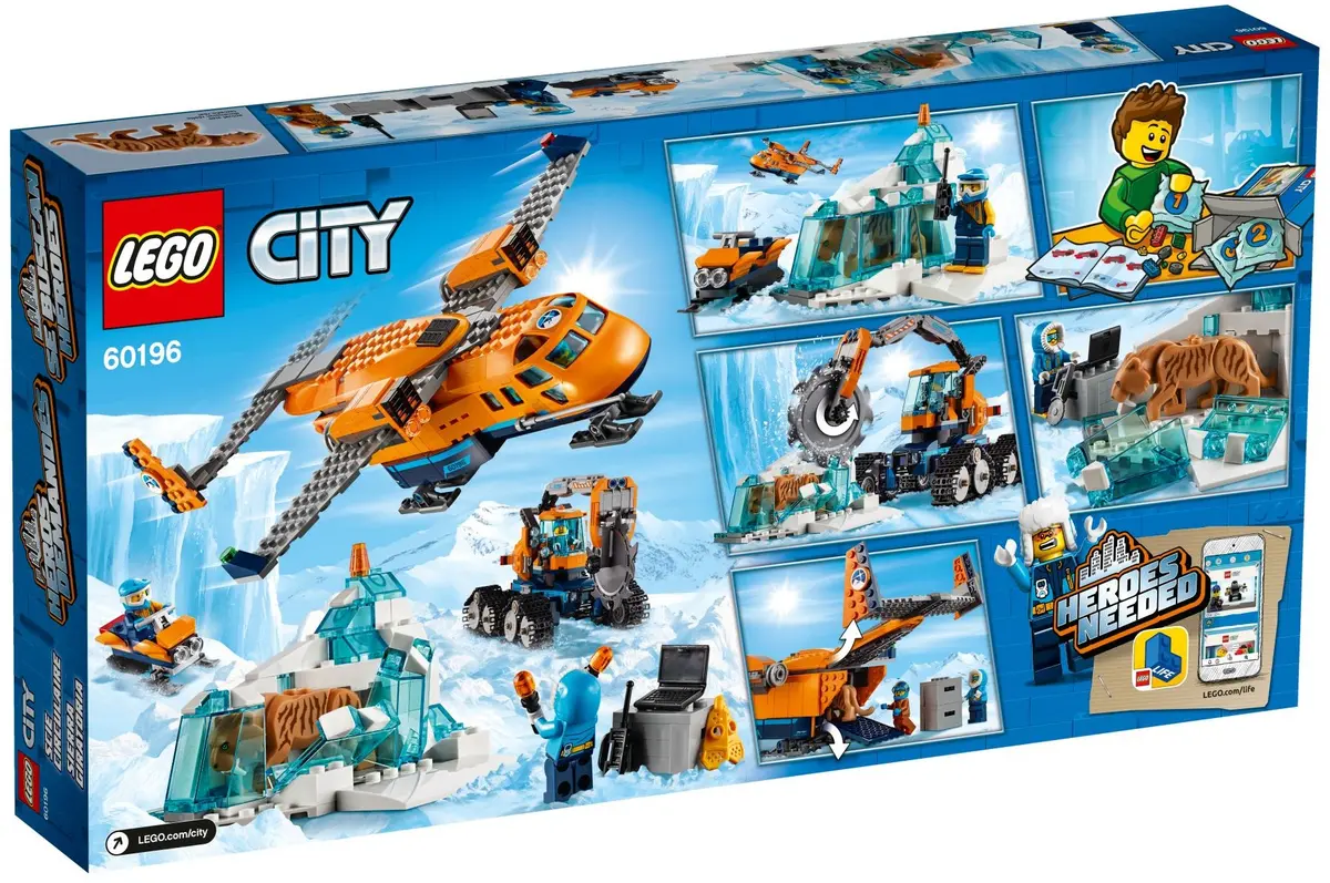 LEGO City 60196 Arctic Supply Plane set, image 3