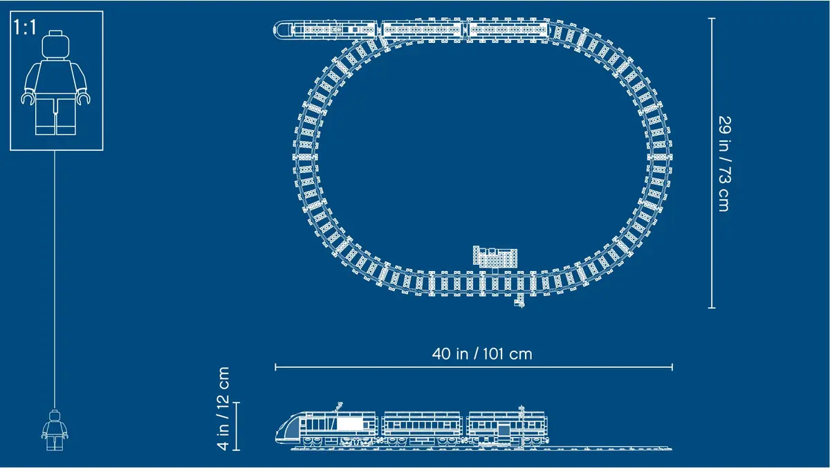 LEGO City 60197 Passenger Train set, image 4
