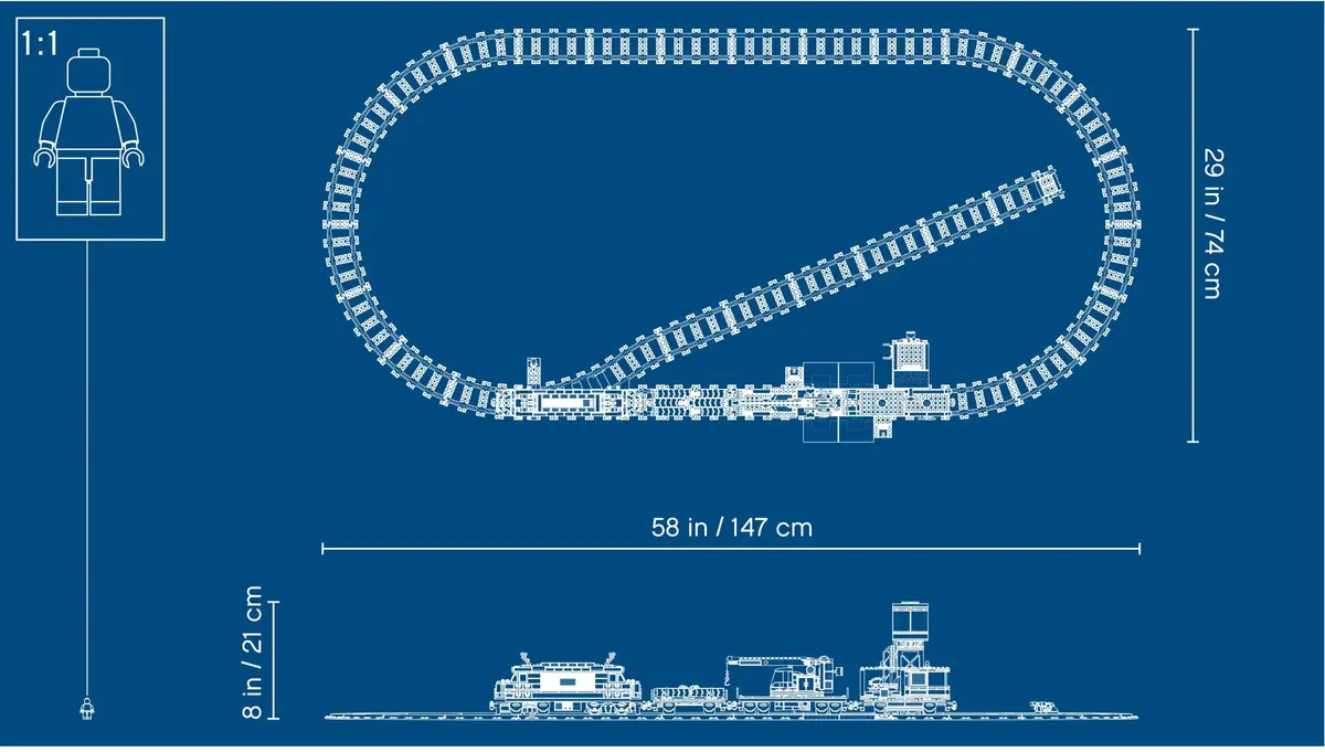 LEGO City 60198 Cargo Train set, image 8