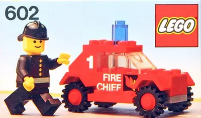 LEGO Town 602 Fire Chief's Car set