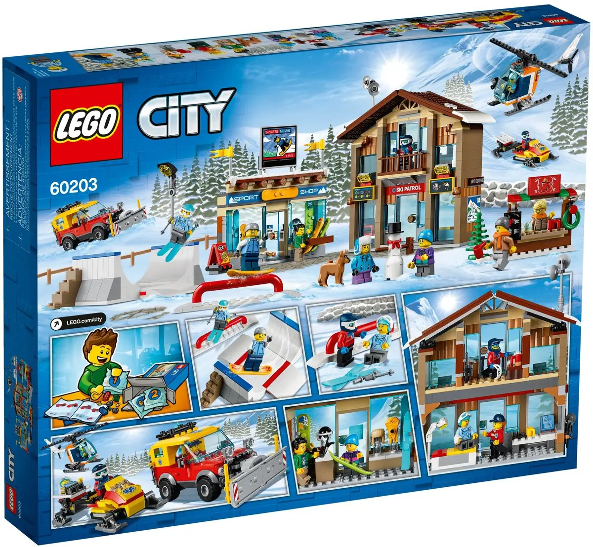LEGO City 60203 Ski Resort set, image 3