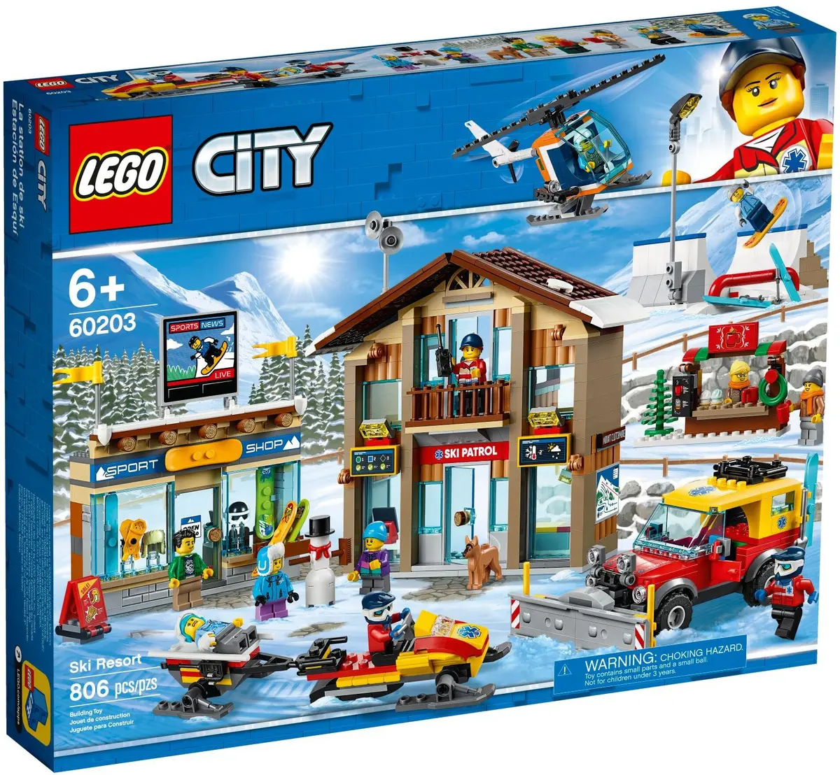 LEGO City 60203 Ski Resort set, image 2