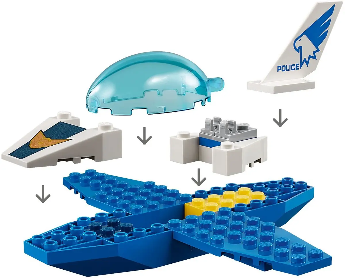 LEGO City 60206 Jet Patrol set, image 5