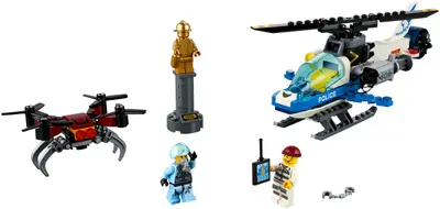 LEGO City 60207 Sky Police Drone Chase set