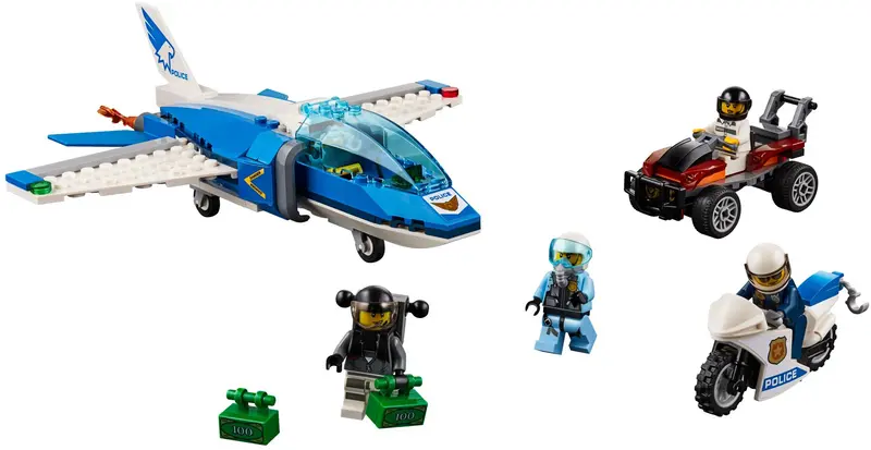LEGO City 60208 Parachute Arrest set