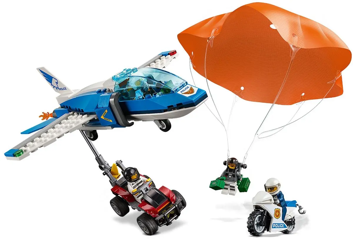 LEGO City 60208 Parachute Arrest set, image 4