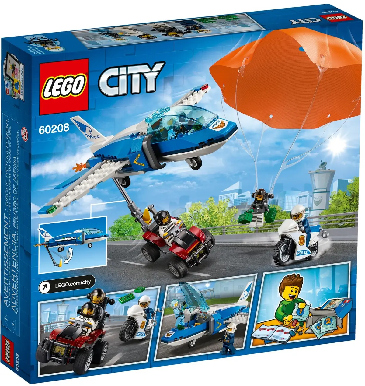 LEGO City 60208 Parachute Arrest set, image 5