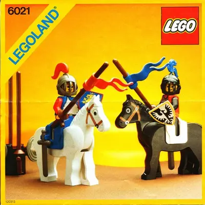 LEGO Castle 6021 Jousting Knights set